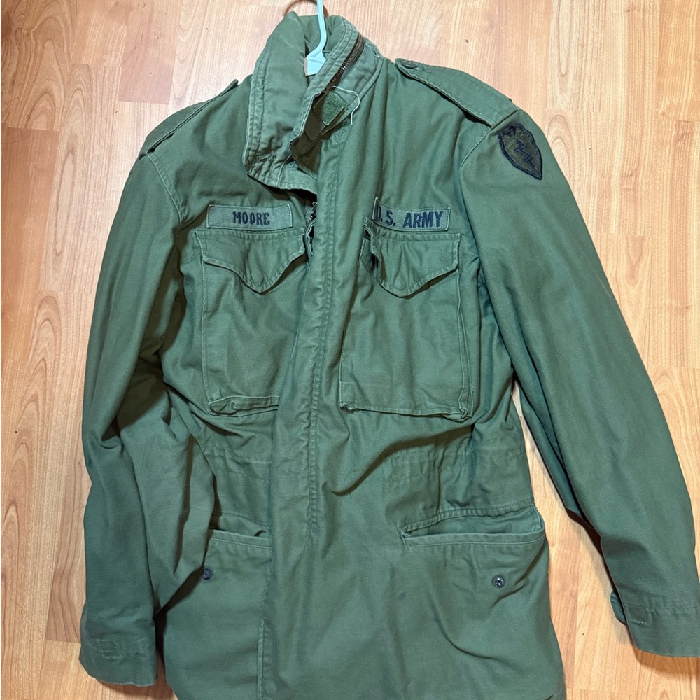 Men's Green Military Jacket, open to offers